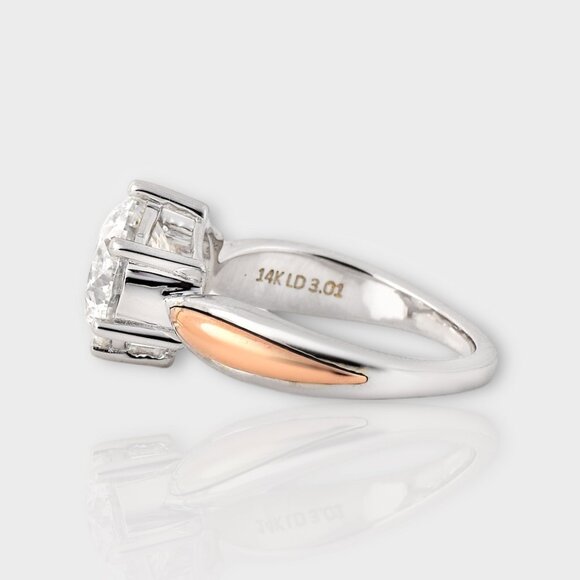 3 Carat Lab Grown Diamond Ring - Picture 4 of 8